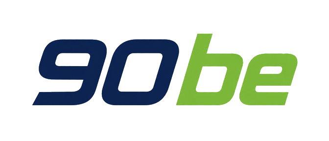 90 be neon brand mark